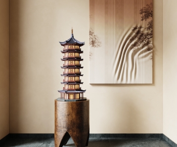 New Chinese Style Floor Lamp-ID:140932088