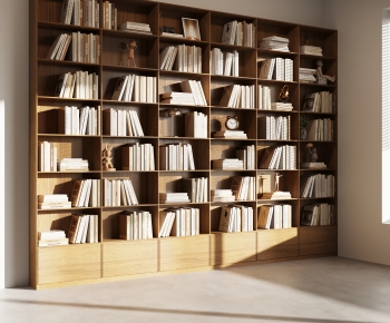 Modern Wabi-sabi Style Bookcase-ID:353291033