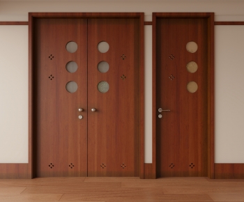 Wabi-sabi Style Double Door-ID:872971069
