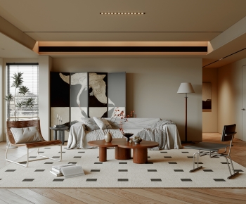 Wabi-sabi Style A Living Room-ID:292520055