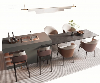 Modern Dining Table And Chairs-ID:288454069