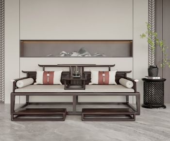 New Chinese Style A Sofa For Two-ID:160939753