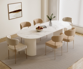 Modern Dining Table And Chairs-ID:914735087