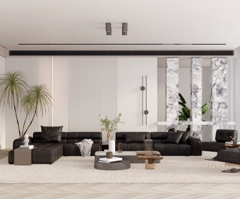 Modern A Living Room-ID:571063047