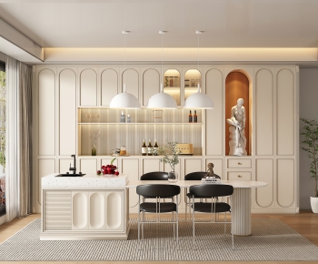 Modern Wabi-sabi Style Dining Room-ID:364820008