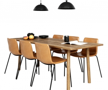 Modern Dining Table And Chairs-ID:881288053