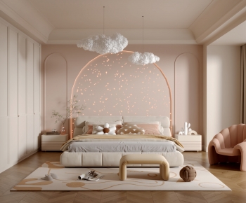 French Style Girl's Room Daughter's Room-ID:507021071