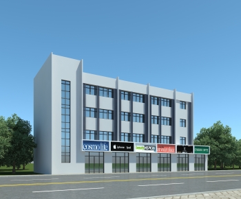 Modern Appearance Of Commercial Building-ID:317756894