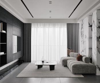 Modern A Living Room-ID:484167102