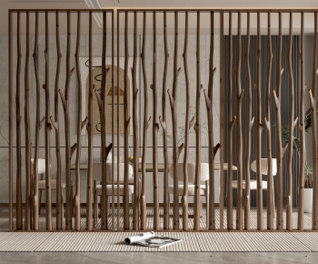 Modern Wooden Screen Partition-ID:896382094