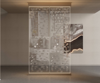 Modern Glass Screen Partition-ID:955957891