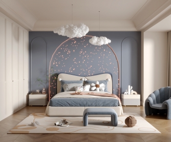 Modern French Style Children's Room-ID:223613026