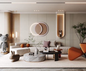 Modern A Living Room-ID:337569957