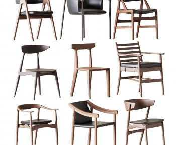 Modern Wabi-sabi Style Dining Chair-ID:139492997
