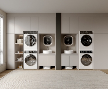 Modern Laundry Cabinet-ID:204978941
