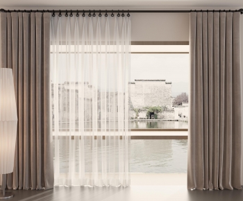 Modern Wabi-sabi Style The Curtain-ID:136763103