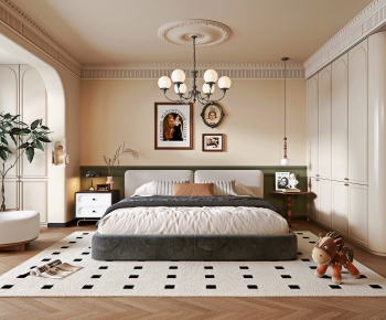 French Style Bedroom-ID:710019116