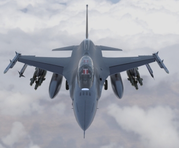 现代F16喷气式多用途战斗机-ID:829435118