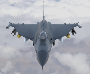 现代F16喷气式多用途战斗机-ID:973625903