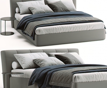 Modern Double Bed-ID:485289111