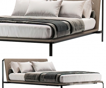 Modern Double Bed-ID:769289972