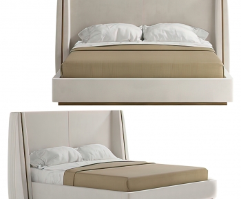 Modern Double Bed-ID:870417128