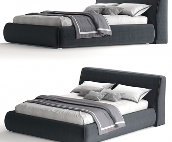 Modern Double Bed-ID:993710994