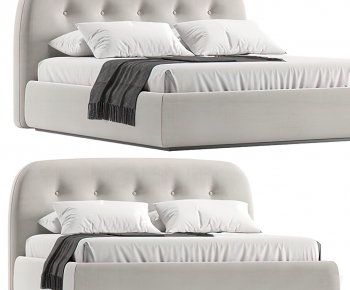 Modern Double Bed-ID:541172987