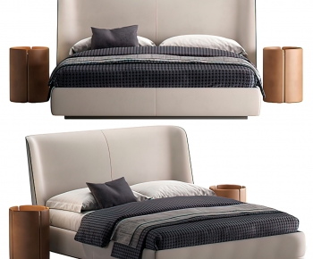 Modern Double Bed-ID:972075946