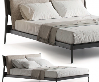 Modern Double Bed-ID:164860969