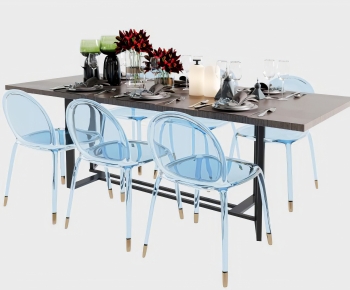 Modern Dining Table And Chairs-ID:867651948