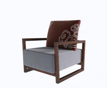 新中式休闲单人沙发椅-ID:798958067