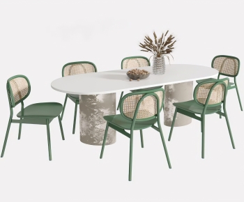Modern Dining Table And Chairs-ID:478095054