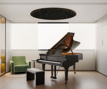 Modern Piano Room-ID:557127008