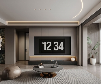 Modern A Living Room-ID:833110091