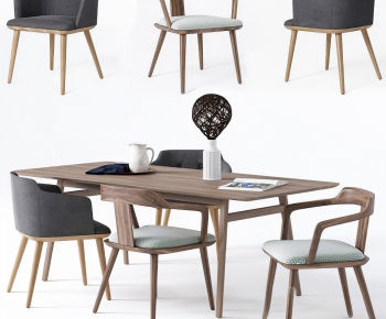 Modern Dining Table And Chairs-ID:586138019