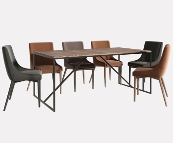 Modern Dining Table And Chairs-ID:735790765