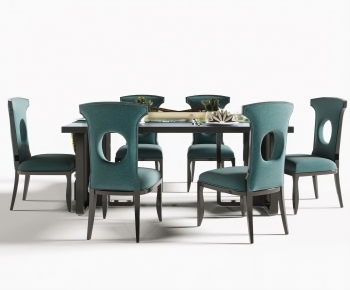 New Chinese Style Dining Table And Chairs-ID:247010954