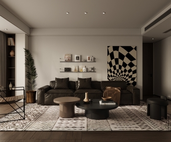 Modern A Living Room-ID:873552085
