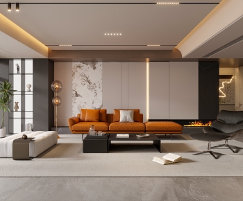 Modern A Living Room-ID:177985916