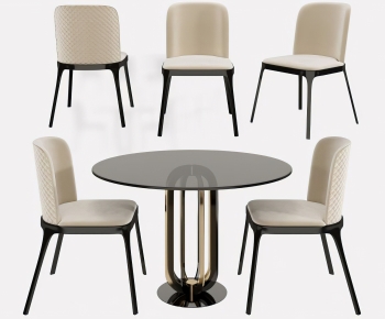 Modern Dining Table And Chairs-ID:103764061