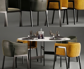 Modern Dining Table And Chairs-ID:756886017