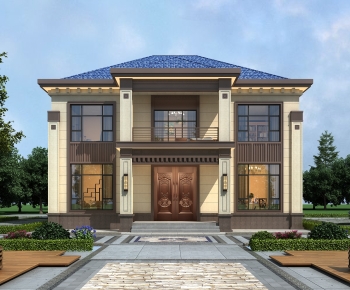New Chinese Style Detached Villa-ID:867564927