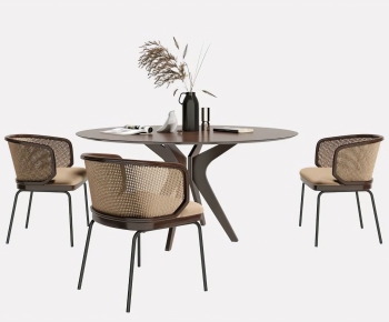 Modern Dining Table And Chairs-ID:204562909