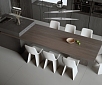 现代中岛台餐桌椅