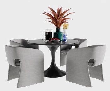 Modern Dining Table And Chairs-ID:691140893
