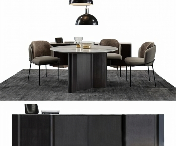 Modern Dining Table And Chairs-ID:191198113