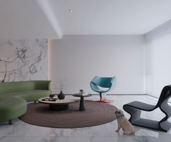Modern A Living Room-ID:282578953