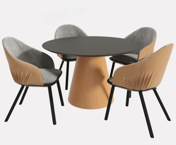 Modern Dining Table And Chairs-ID:591485027