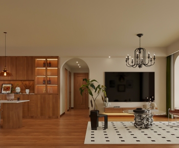 Modern A Living Room-ID:902600052
